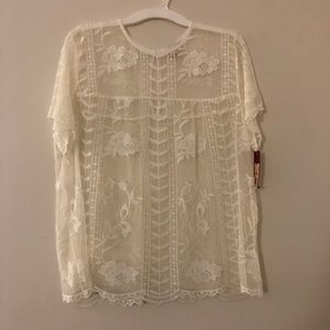 White Merona Blouse XXL